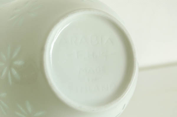 北欧雑貨 フィンランド アラビア rice pocelain friedl kjellberg ボウル