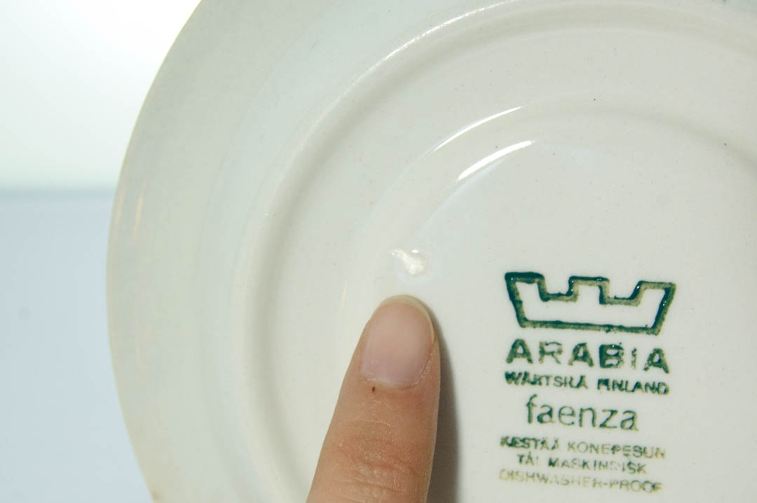 北欧雑貨 フィンランド ARABIA アラビア faenza vintage カップ&ソーサー