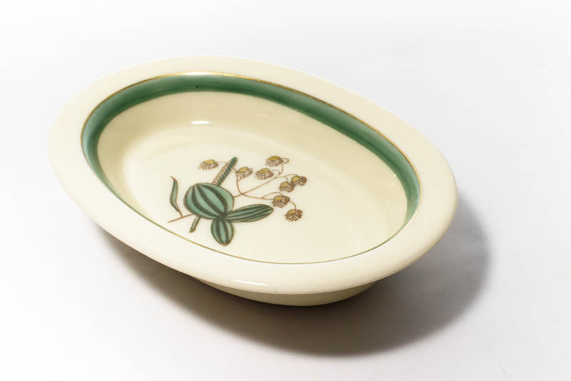 北欧食器 デンマーク ロイヤルコペンハーゲン Quaking Grass Thorkild Olsson オーバル 小皿